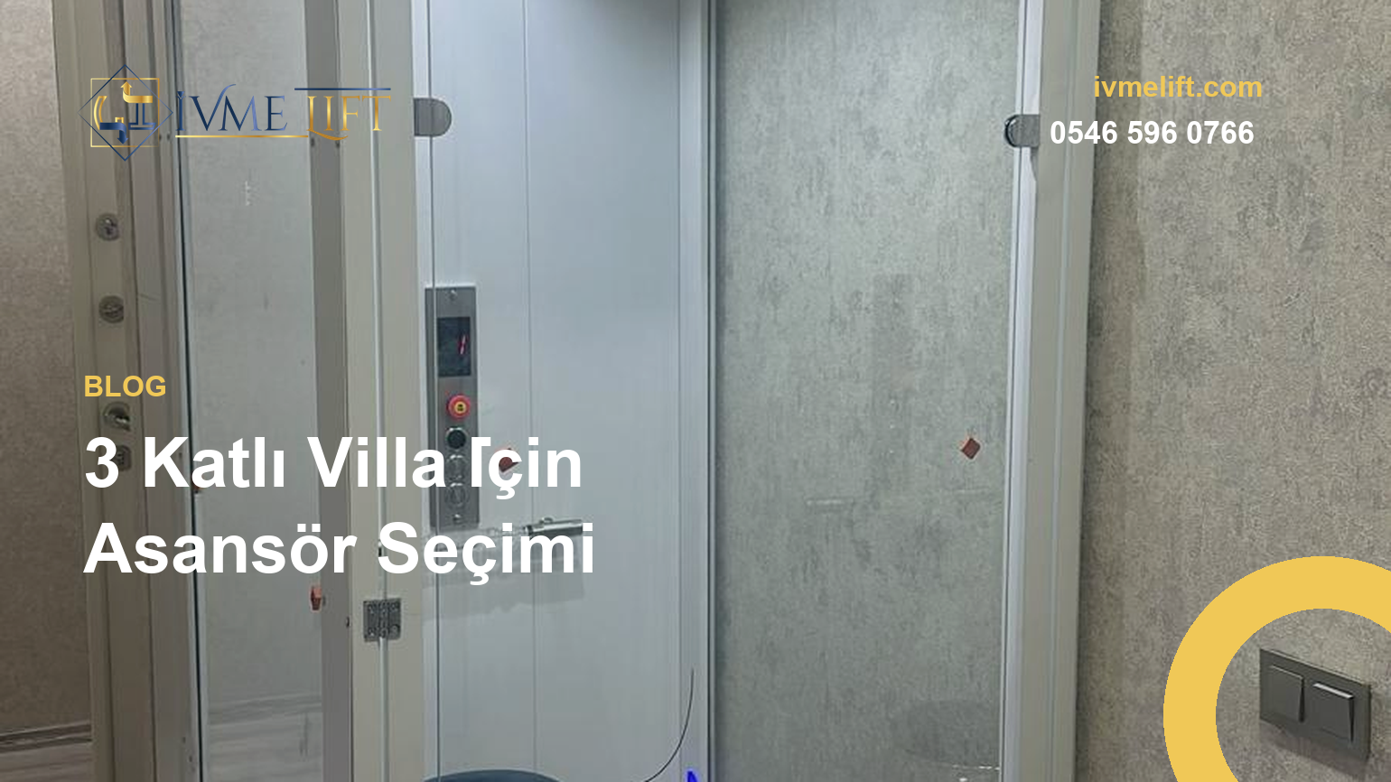3 Katlı Villa İçin Asansör Seçimi
