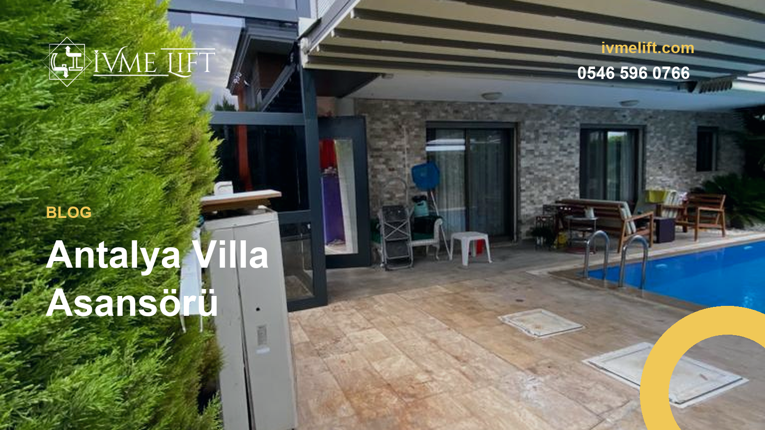 Antalya Villa Asansörü