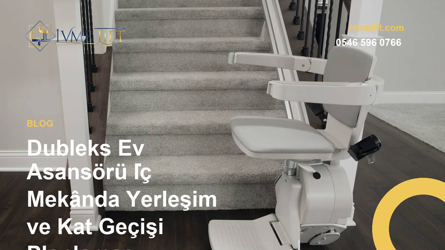Dubleks Ev Asansörü İç Mekânda Yerleşim ve Kat Geçişi Planlaması