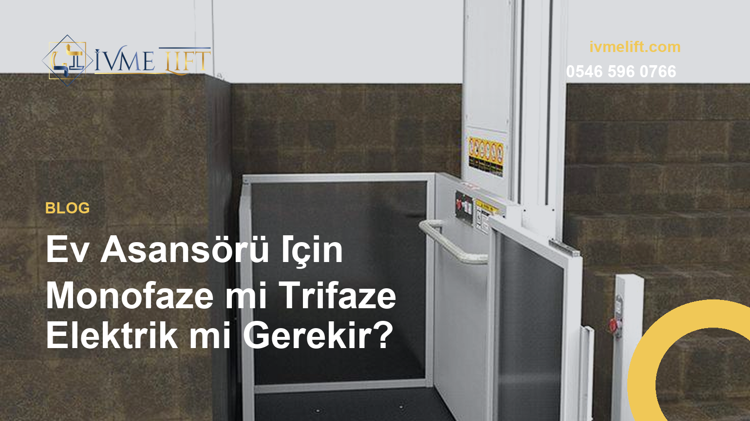 Ev Asansörü İçin Monofaze mi Trifaze Elektrik mi Gerekir?