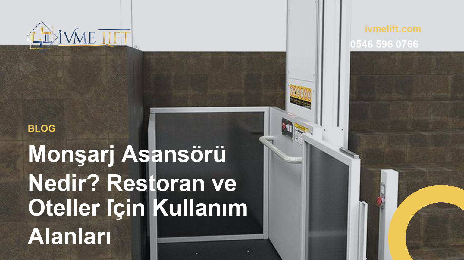 Monşarj Asansörü Nedir? Restoran ve Oteller İçin Kullanım Alanları