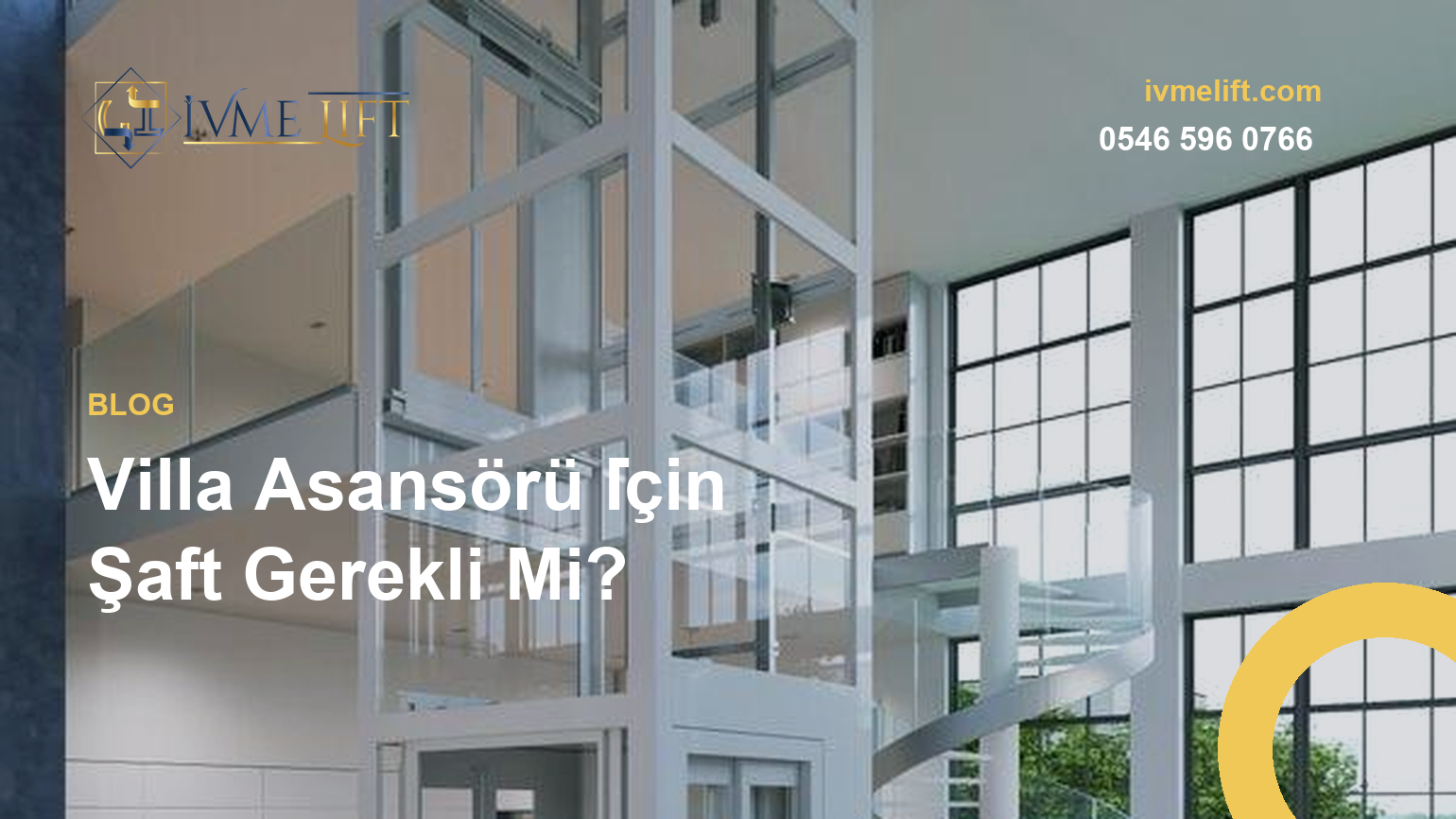 Villa Asansörü İçin Şaft Gerekli Mi?