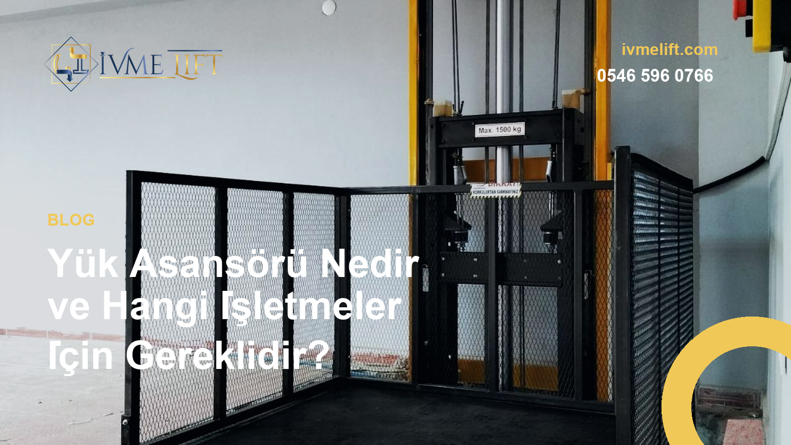 Yük Asansörü Nedir ve Hangi İşletmeler İçin Gereklidir?